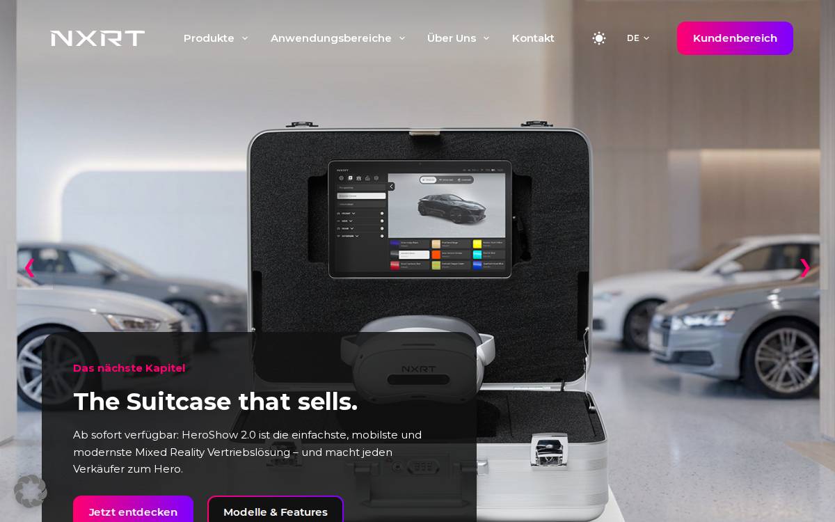 Nxrt website preview