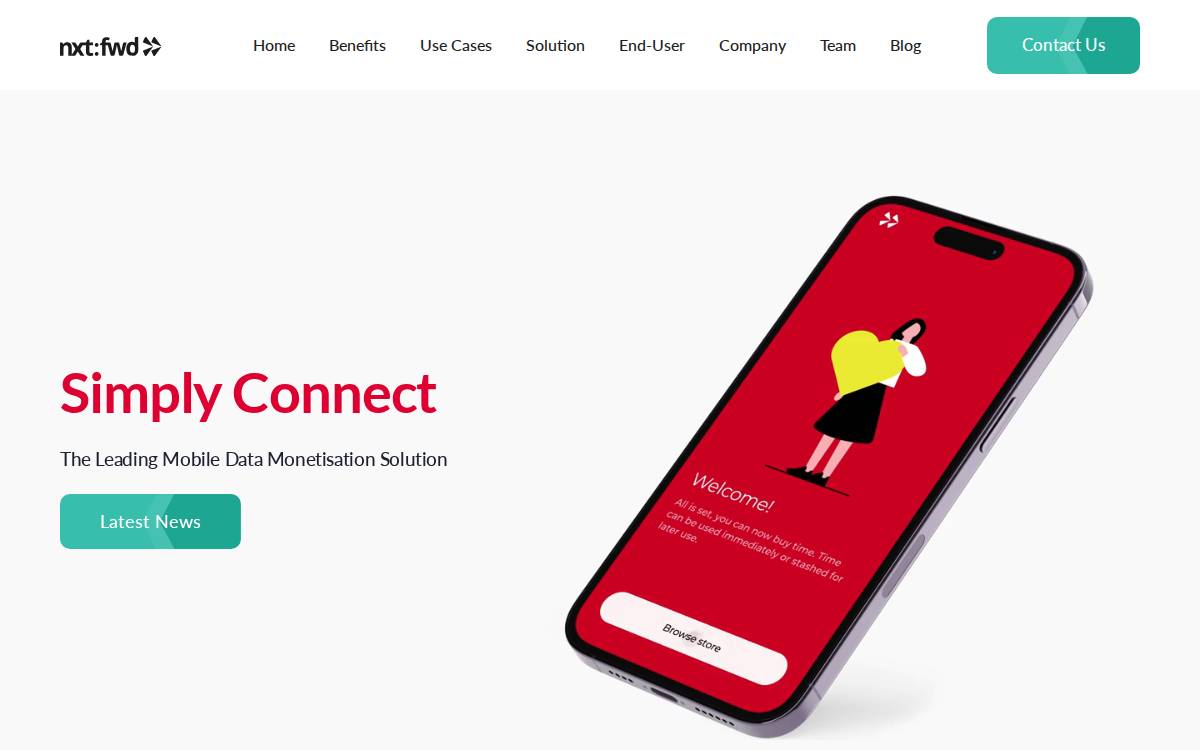 Nxtfwd website preview