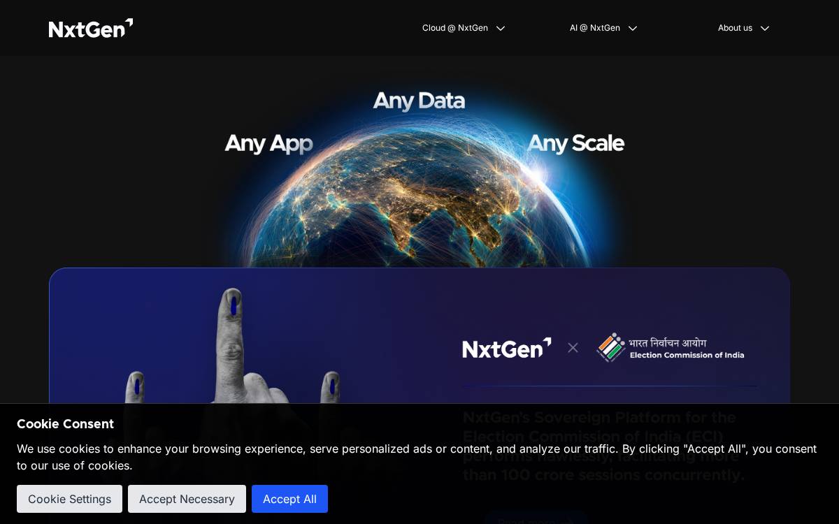 NxtGen website preview