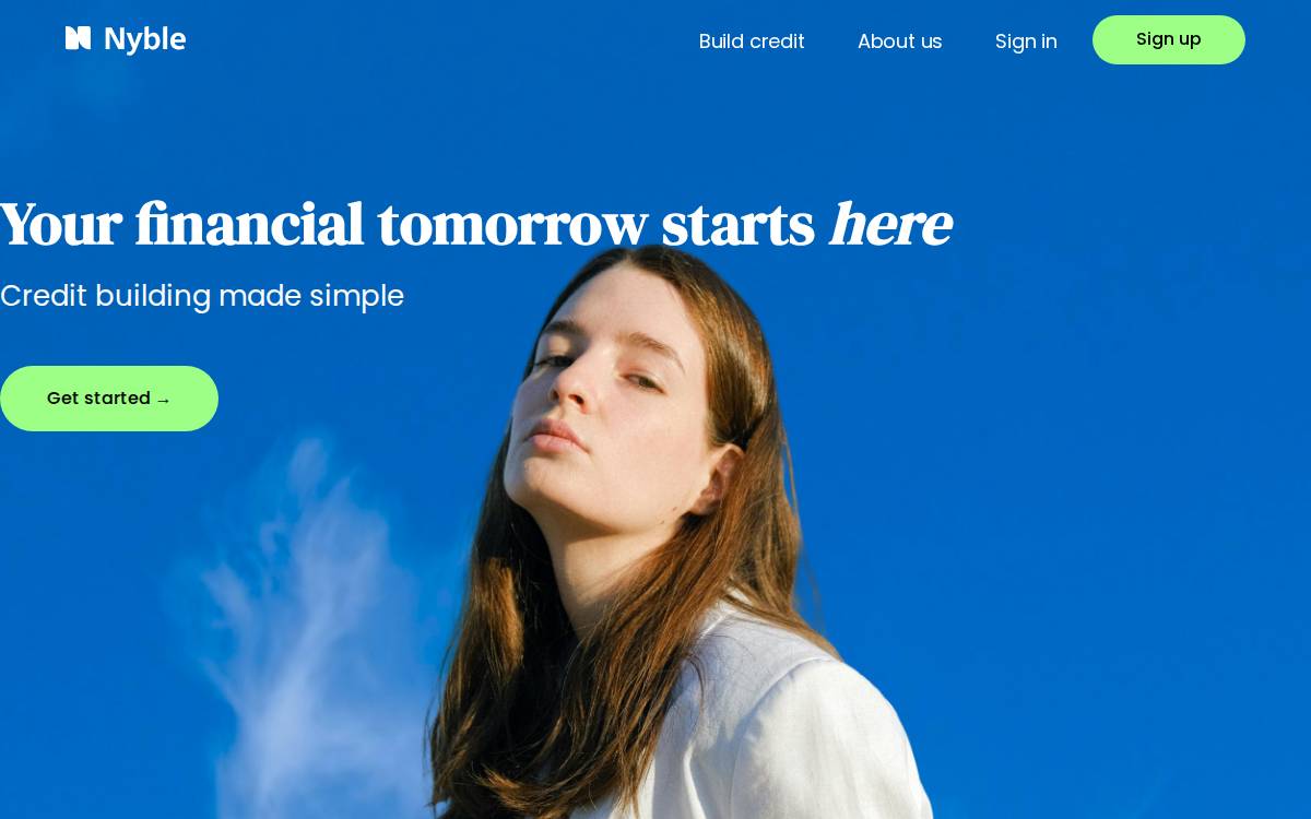 Nyble website preview