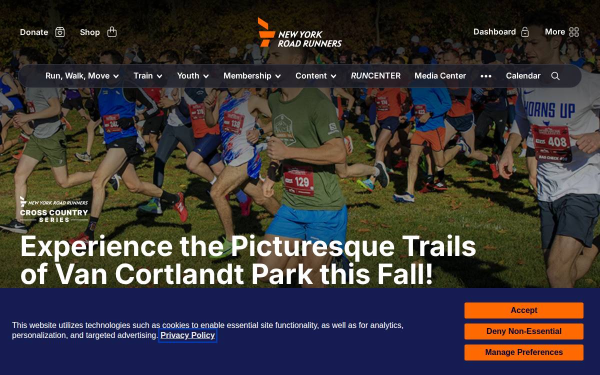 NYC Marathon website preview