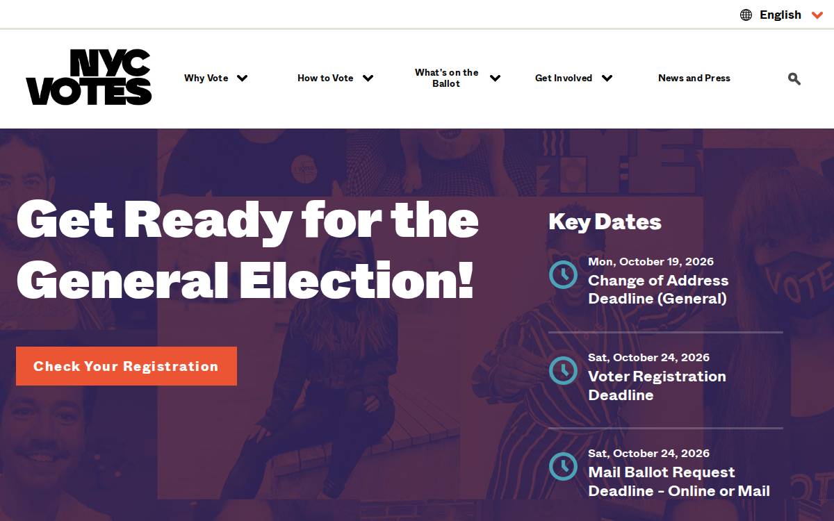 NYC Votes website preview