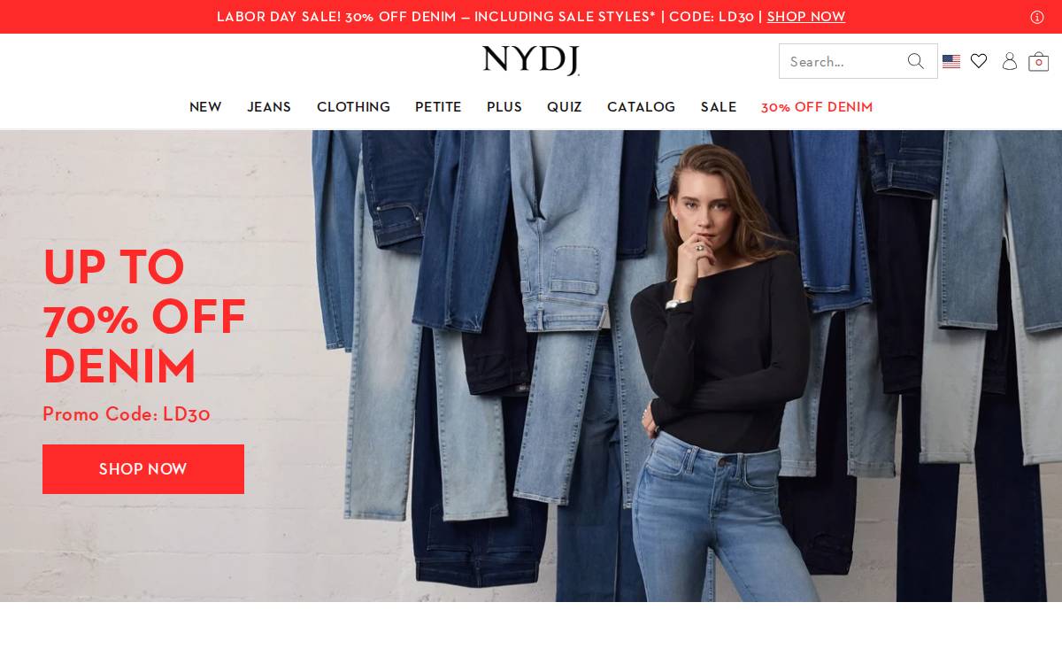 Nydj website preview
