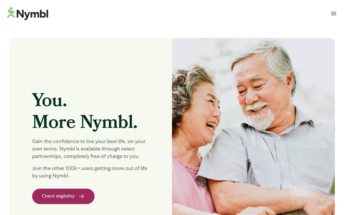 Nymbl Science website preview