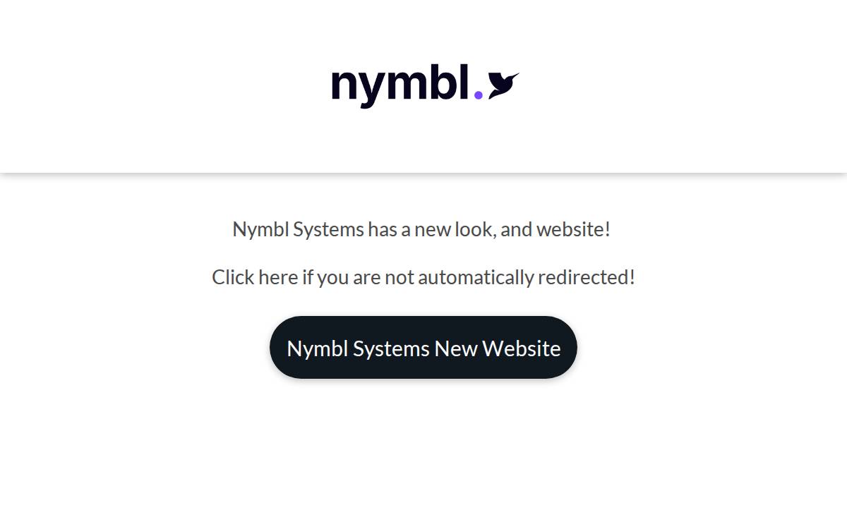 Nymbl Systems website preview