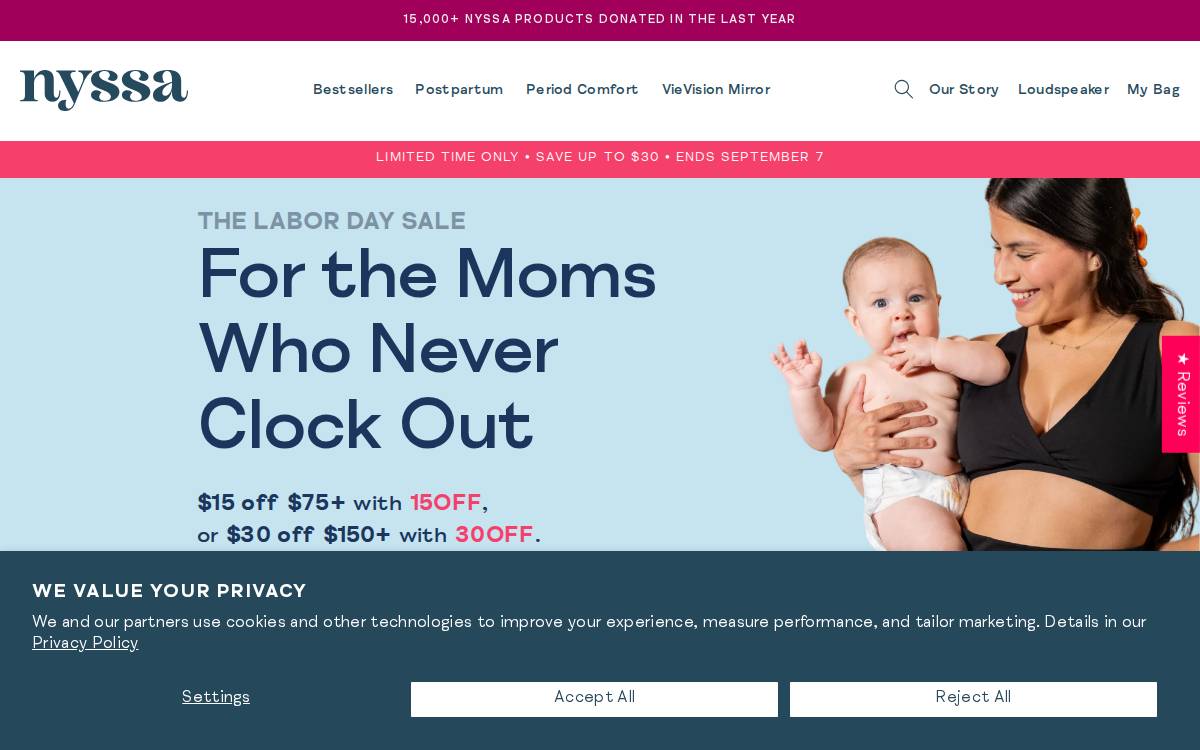 Nyssa Care website preview