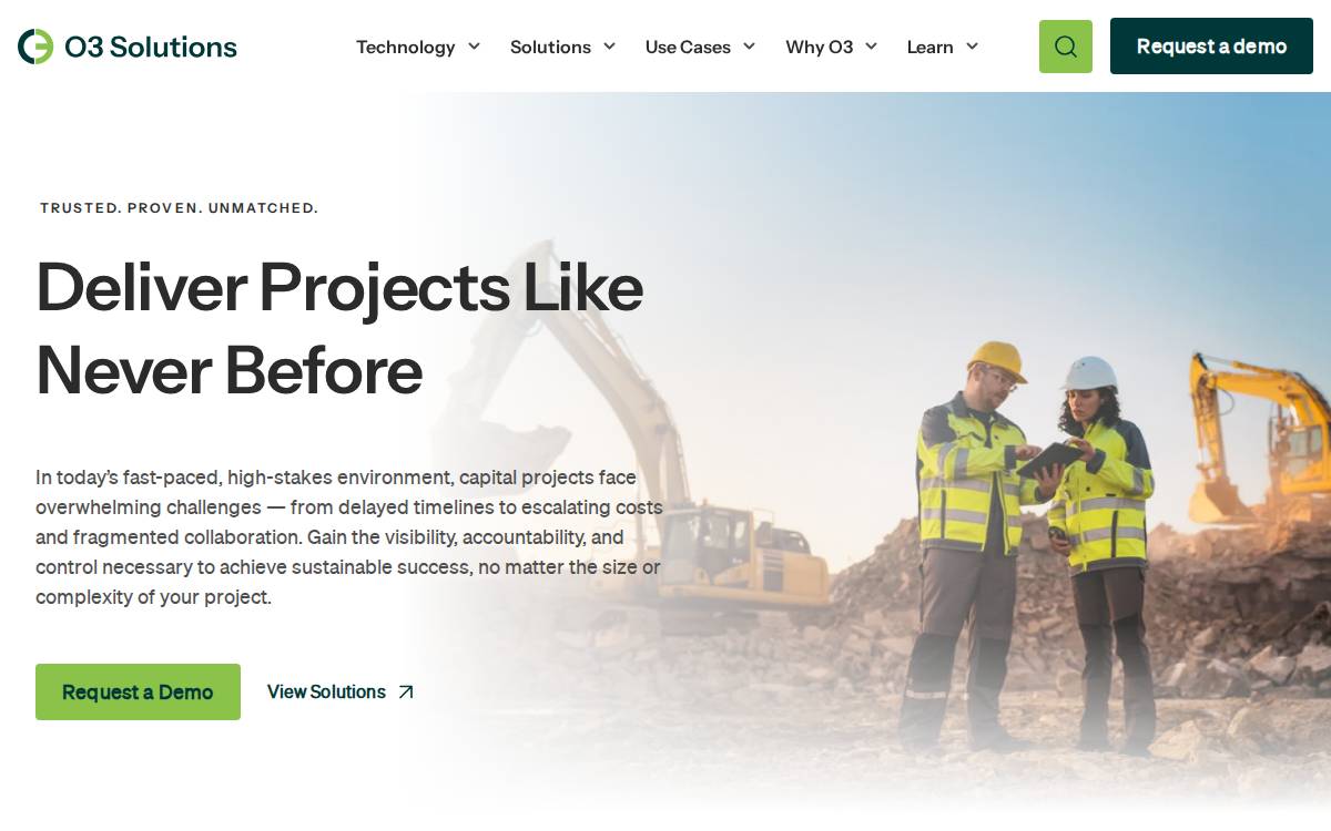 O3 Solutions website preview