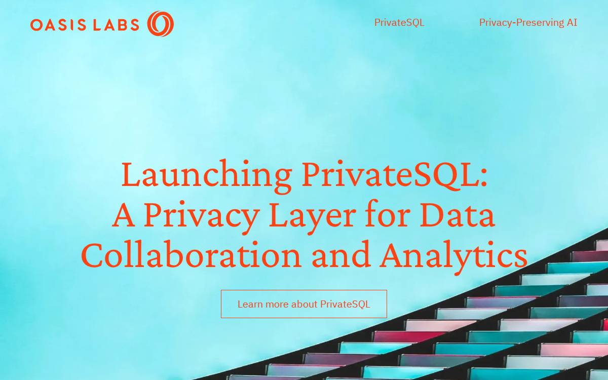 Oasis Labs website preview