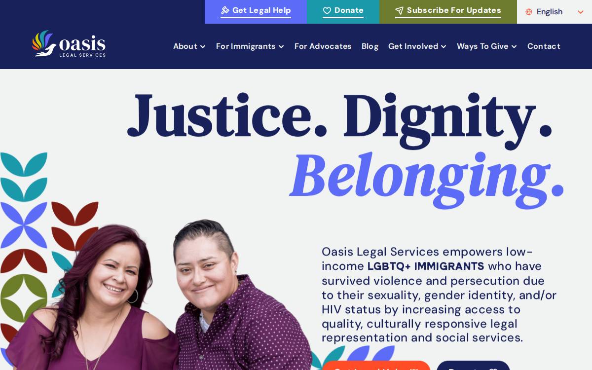 Oasislegalservices website preview