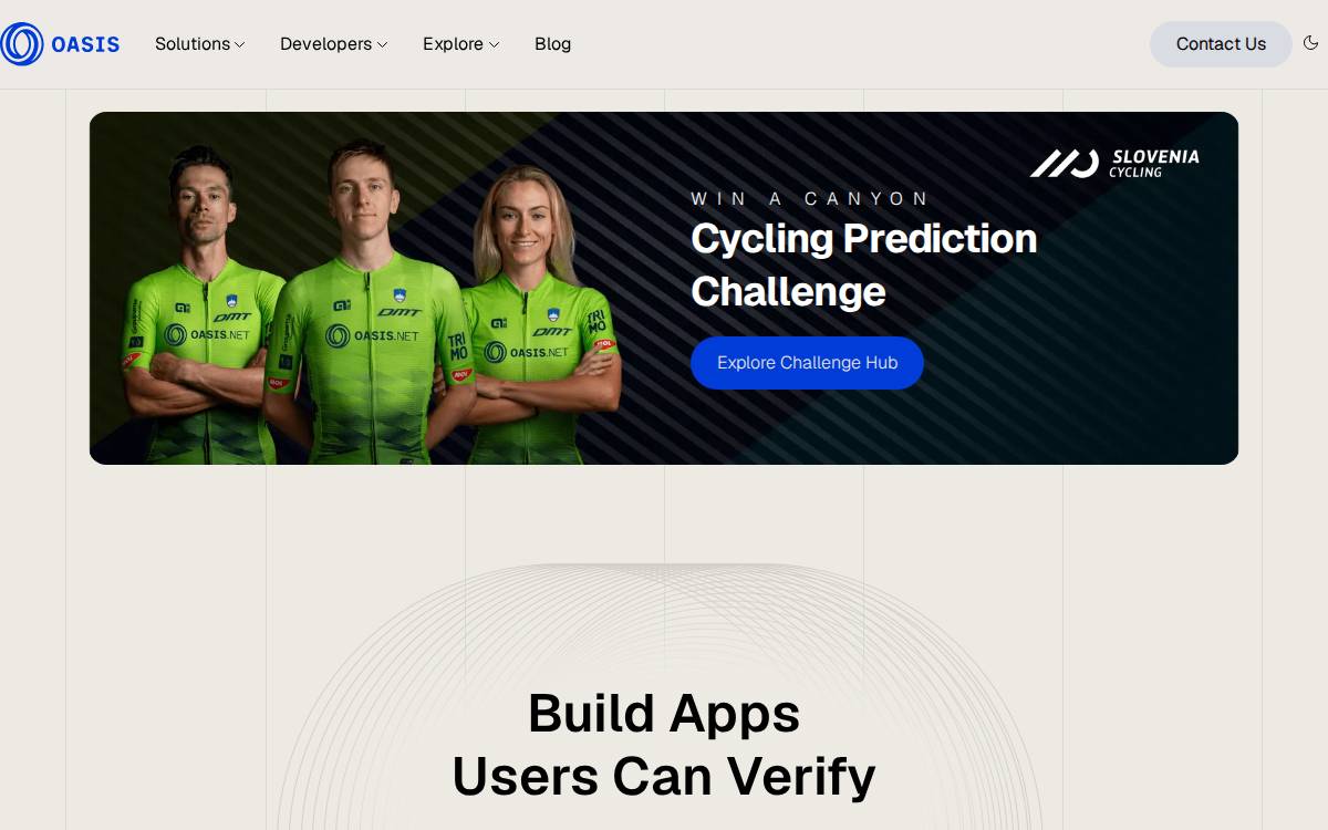 Oasisprotocol website preview