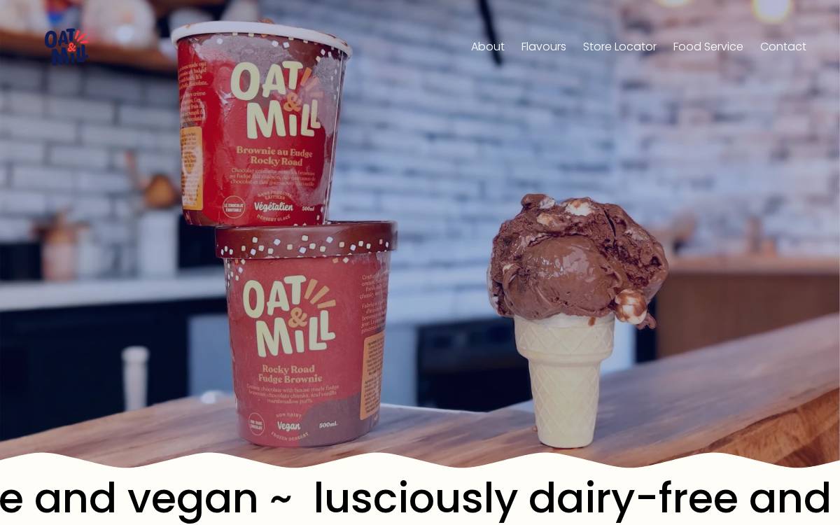 Oat and Mill Website website preview