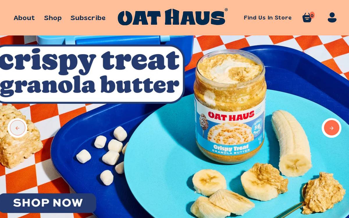 Oat website preview