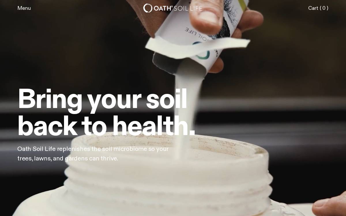Oath website preview