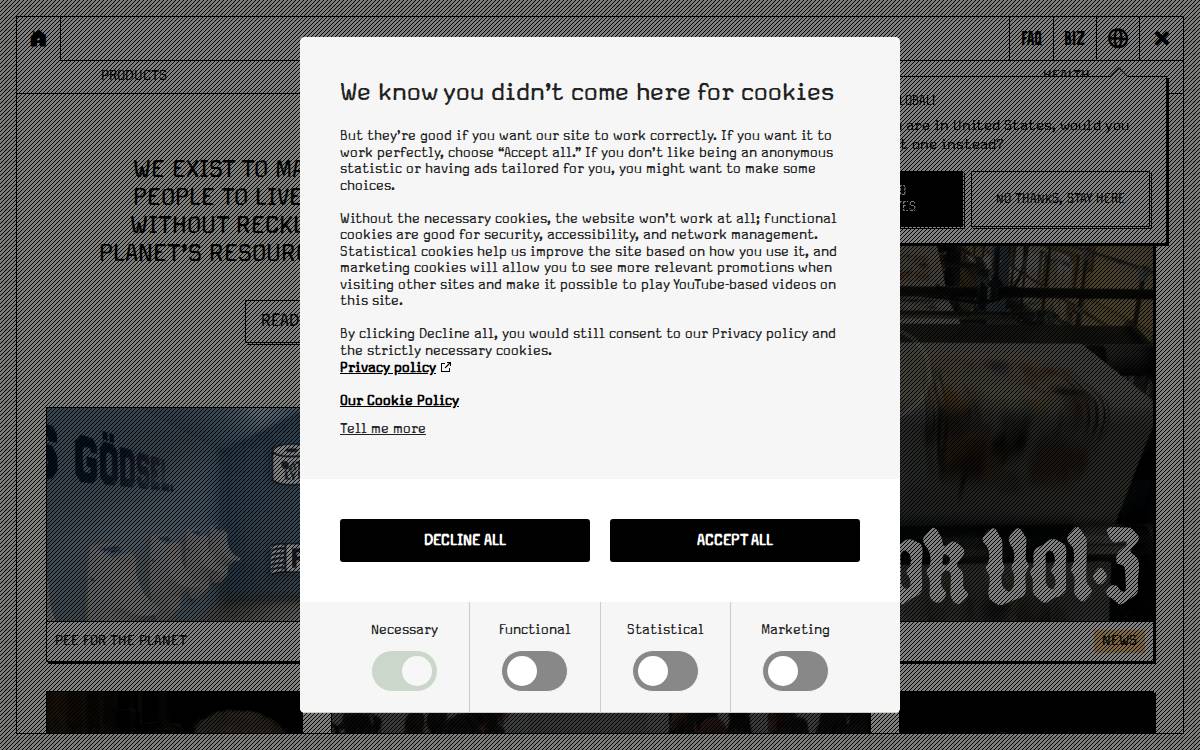 Oatly website preview