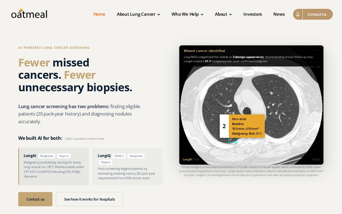 Oatmealhealth website preview