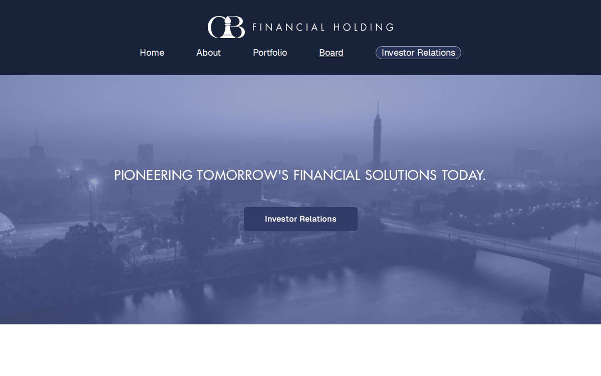 OB Financial Holding website preview