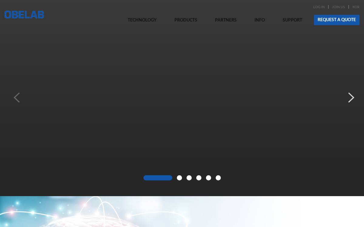 Obelab website preview