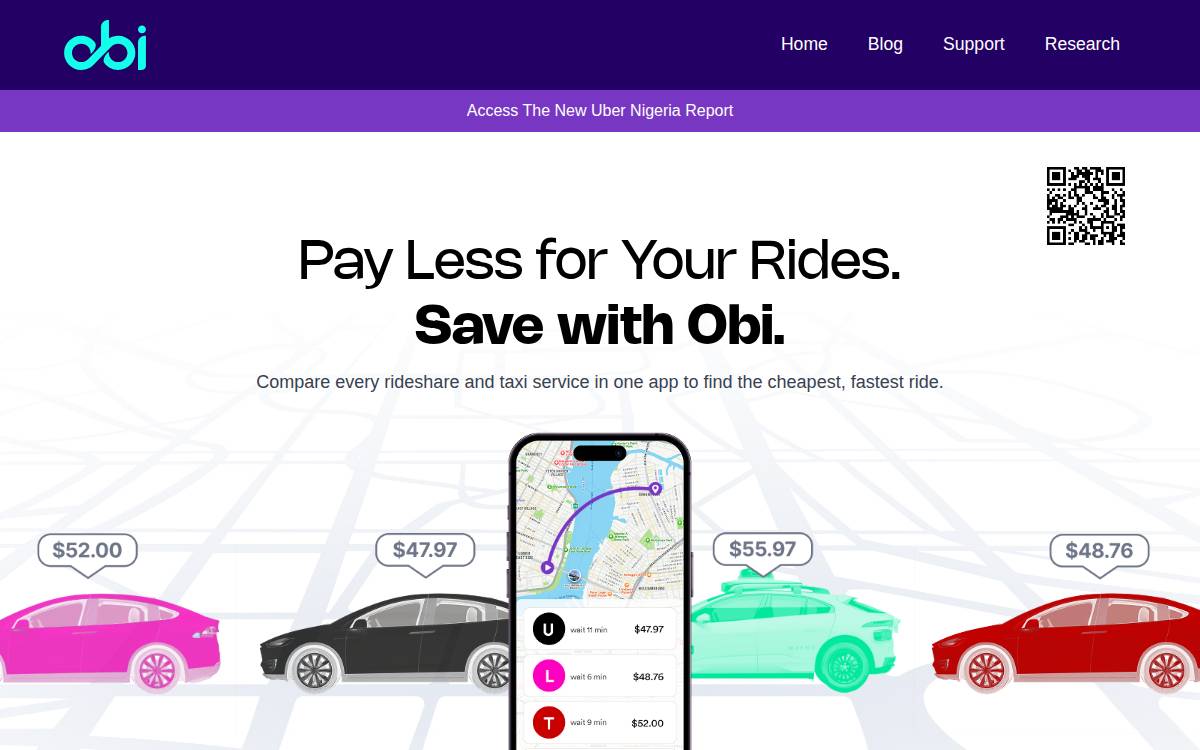 Obi website preview