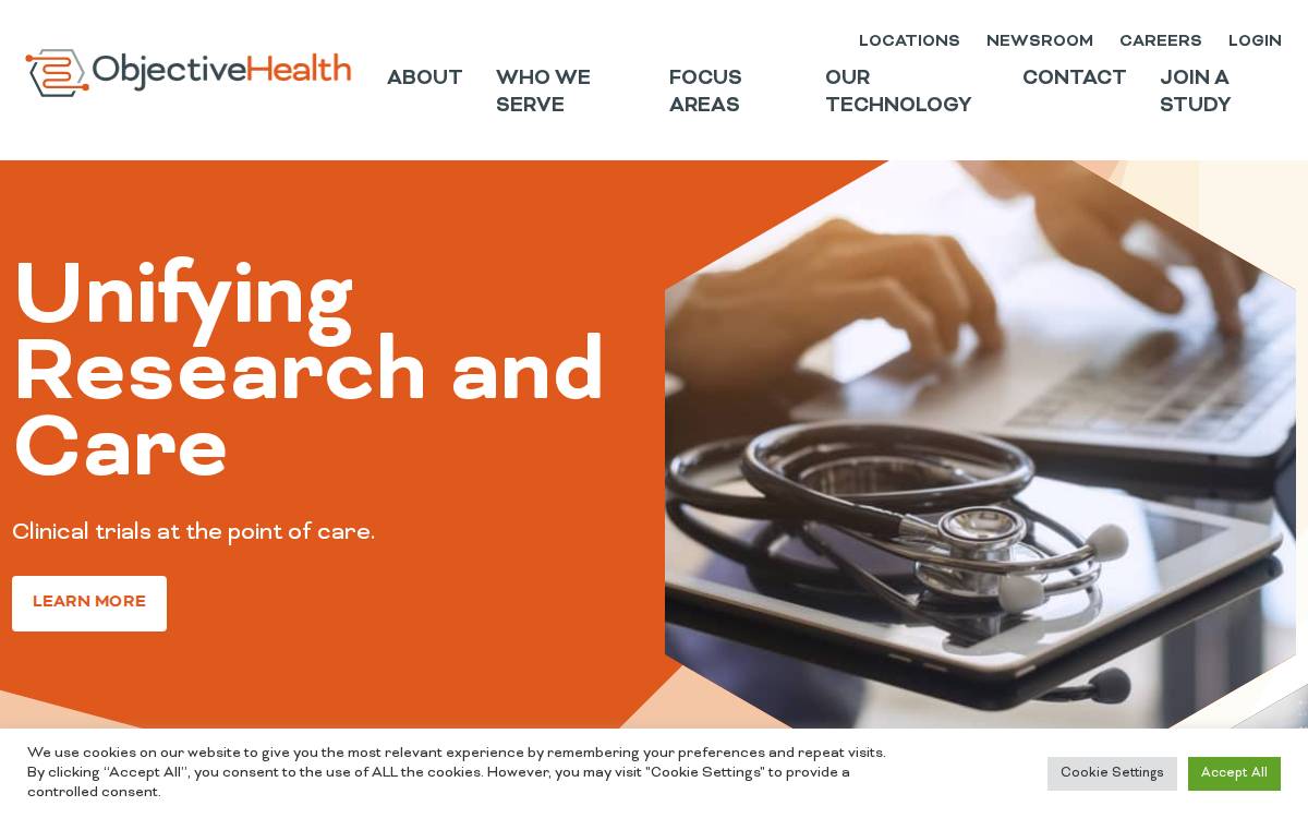 ObjectiveHealth website preview