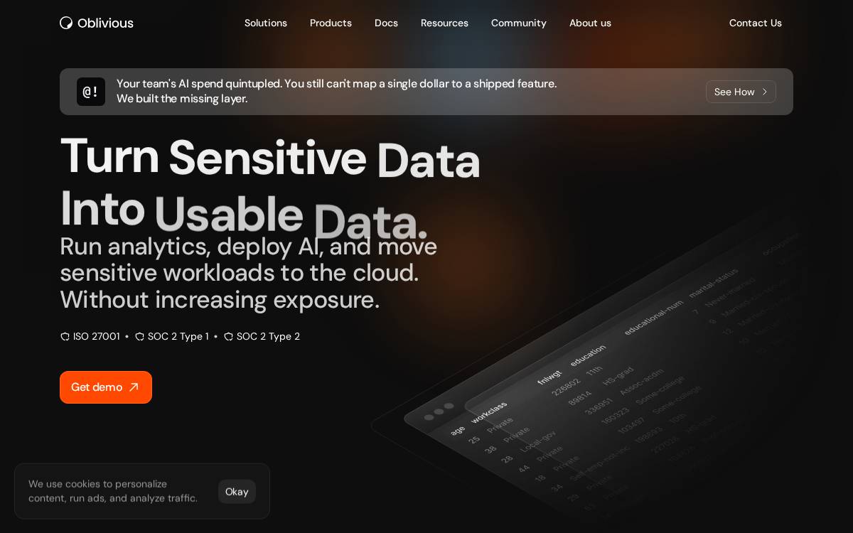 Oblivious website preview