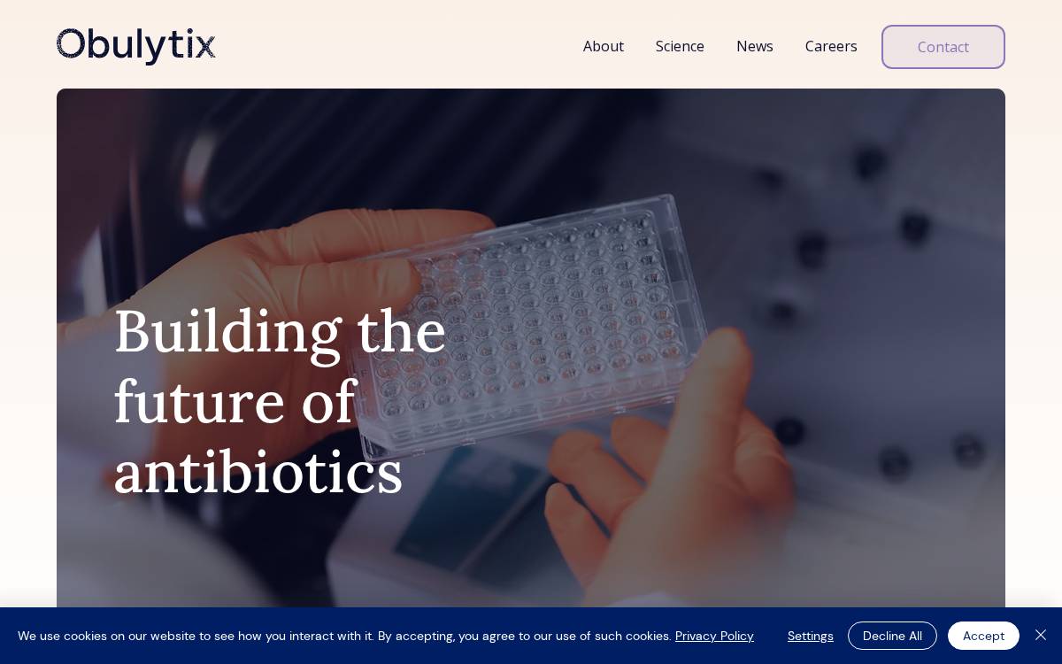 Obulytix website preview