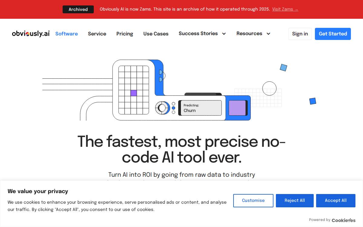 Obviously Ai website preview
