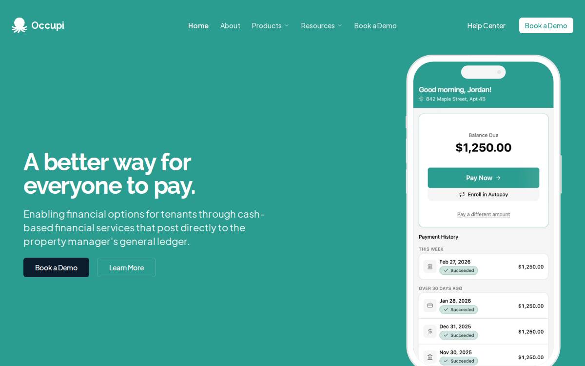 Occupi website preview