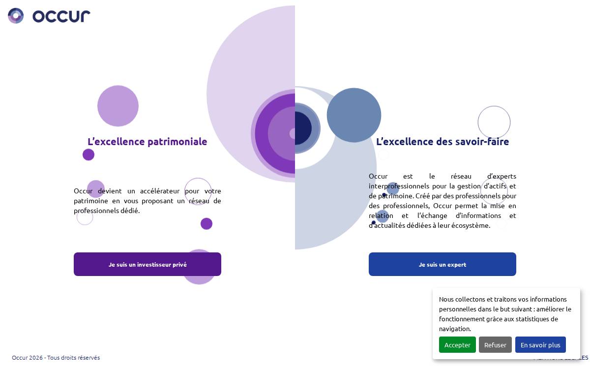 Occur website preview
