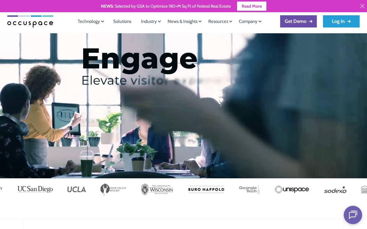 Occuspace website preview