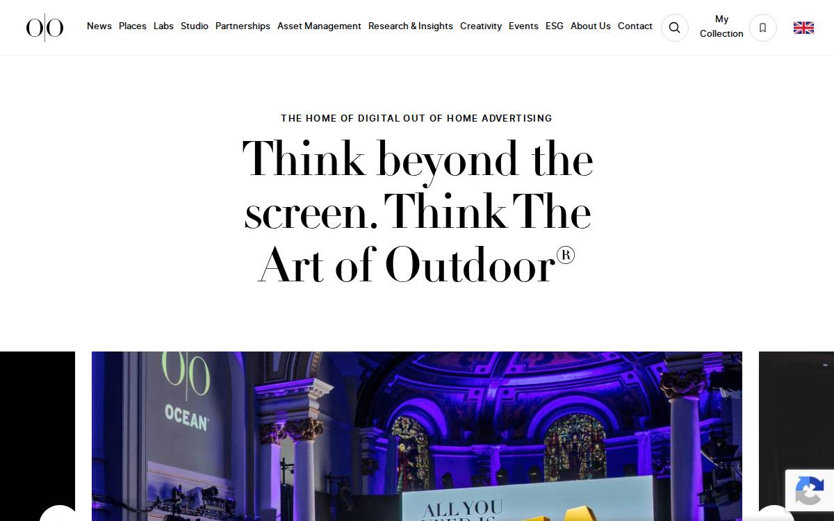 Ocean Outdoor website preview