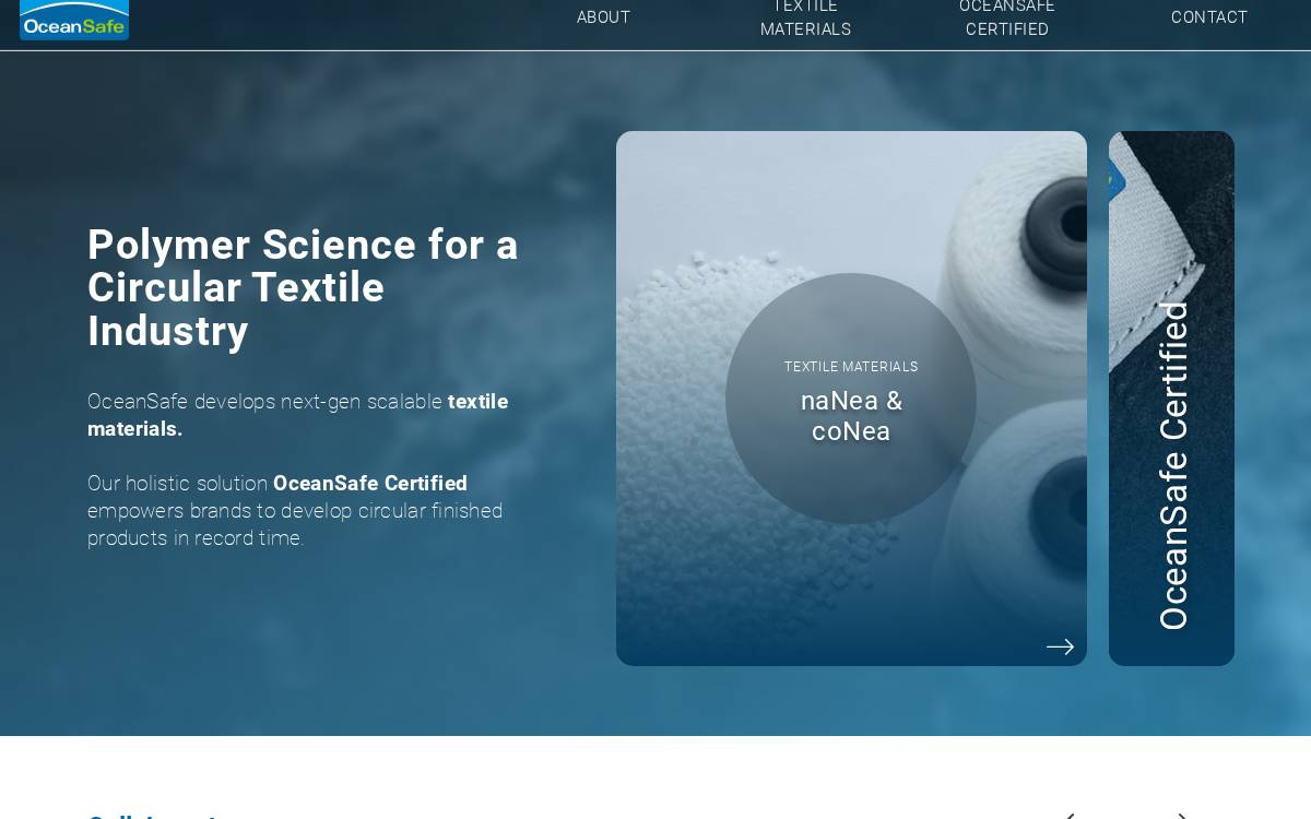 Oceansafe website preview