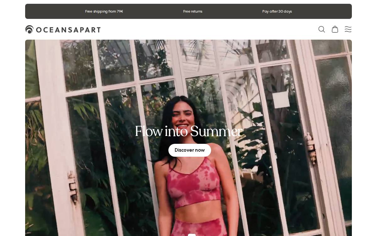 Oceansapart website preview