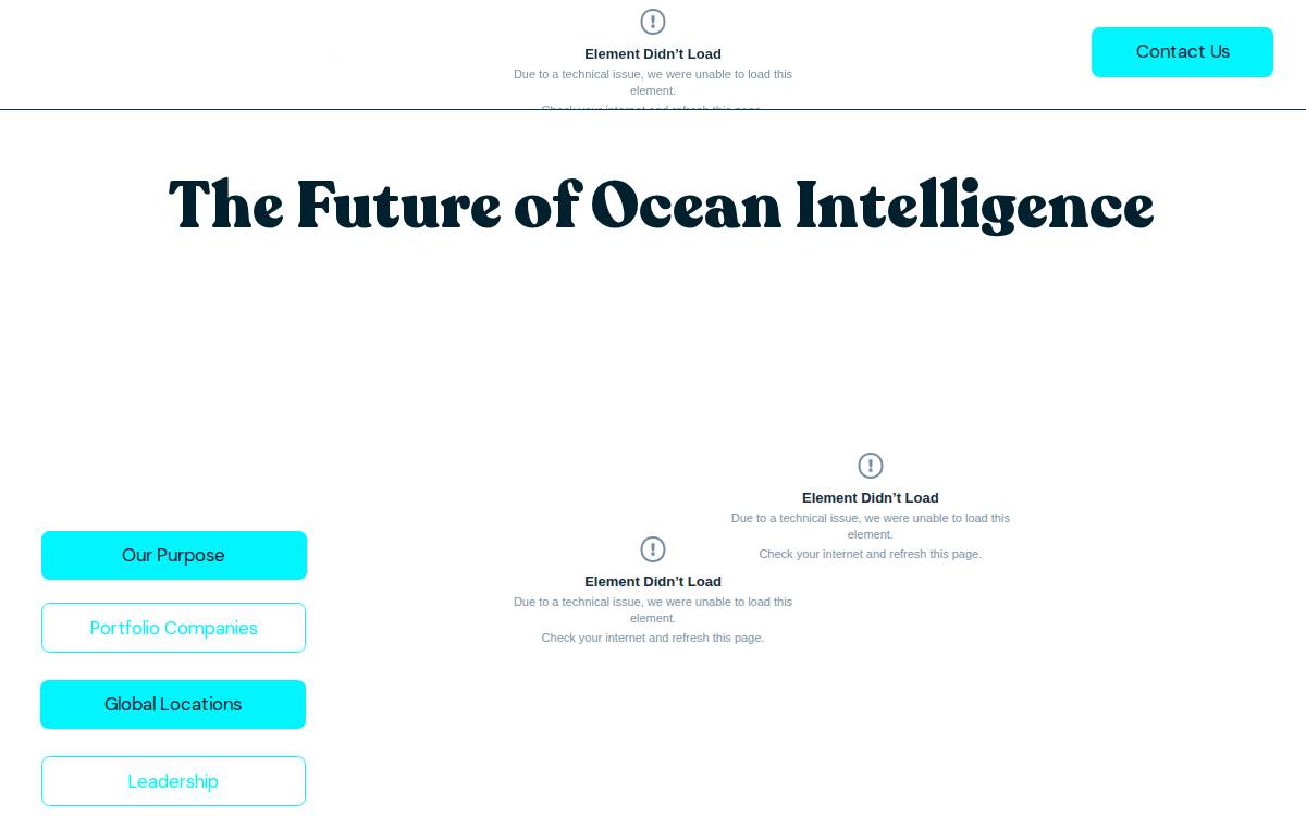 OceanSight website preview