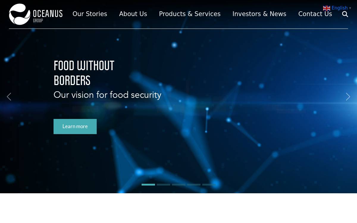 Oceanus Group website preview