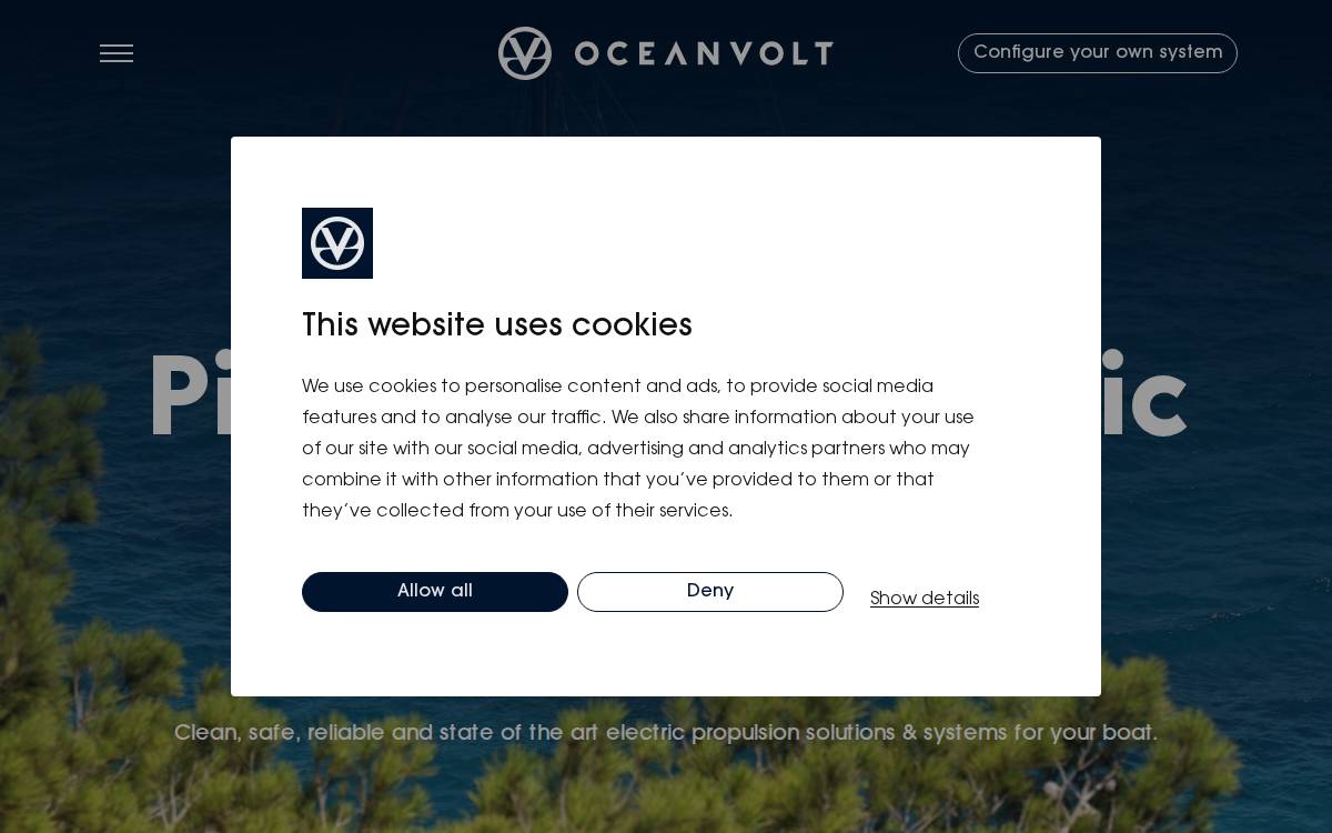 Oceanvolt website preview