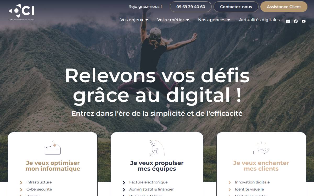 Oci website preview