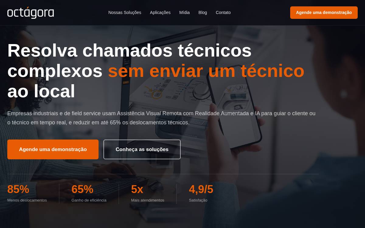 Octagora website preview