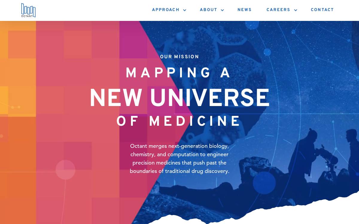 Octant Bio website preview