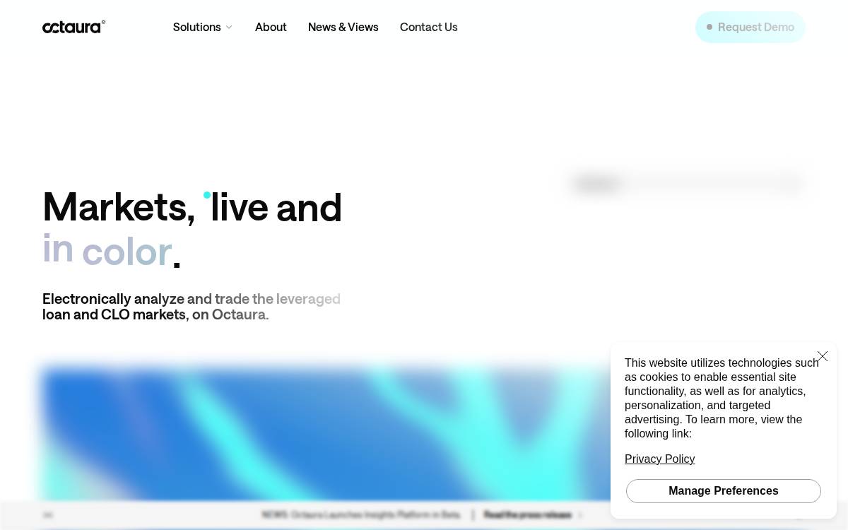 Octaura website preview