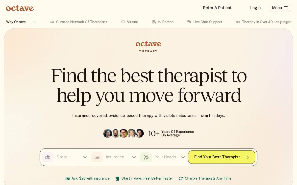 Octave website preview
