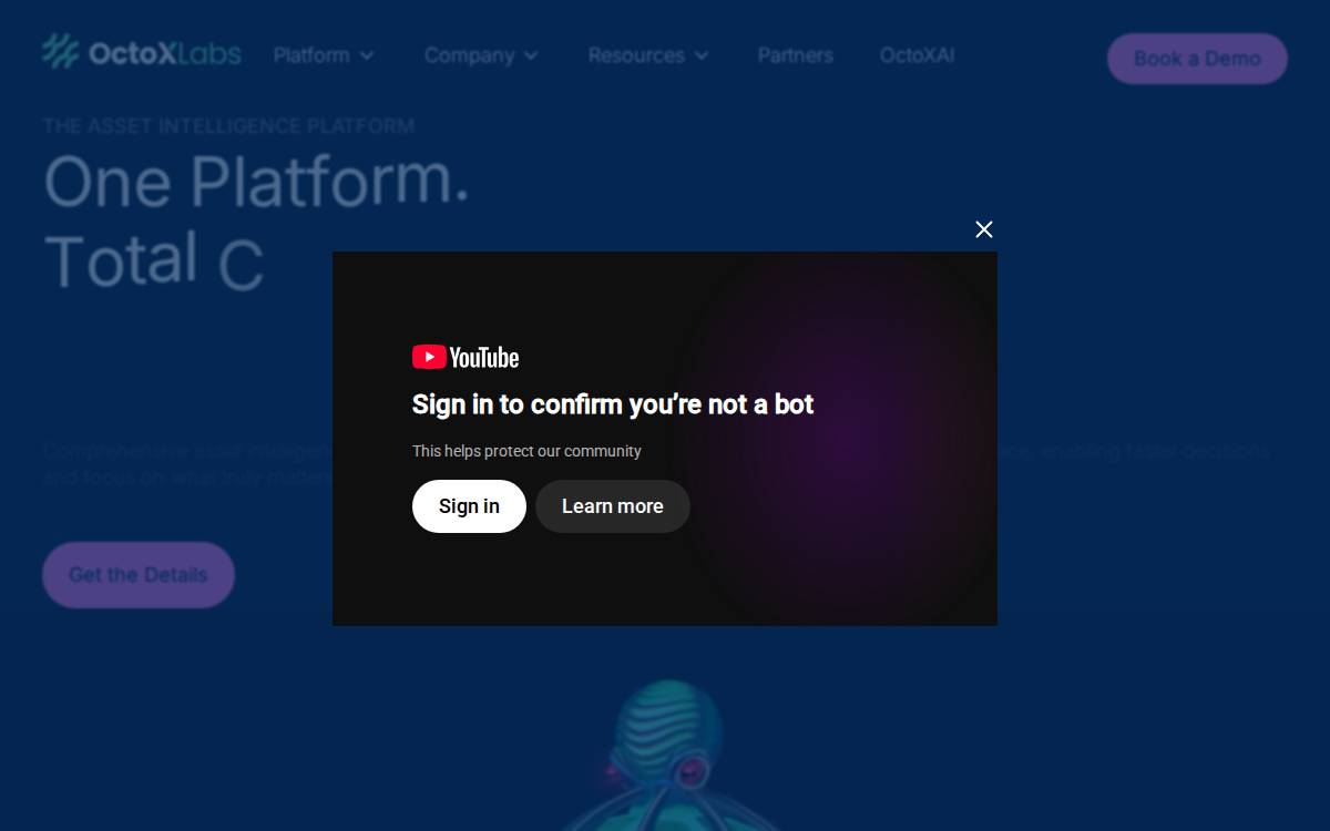 Octoxlabs website preview