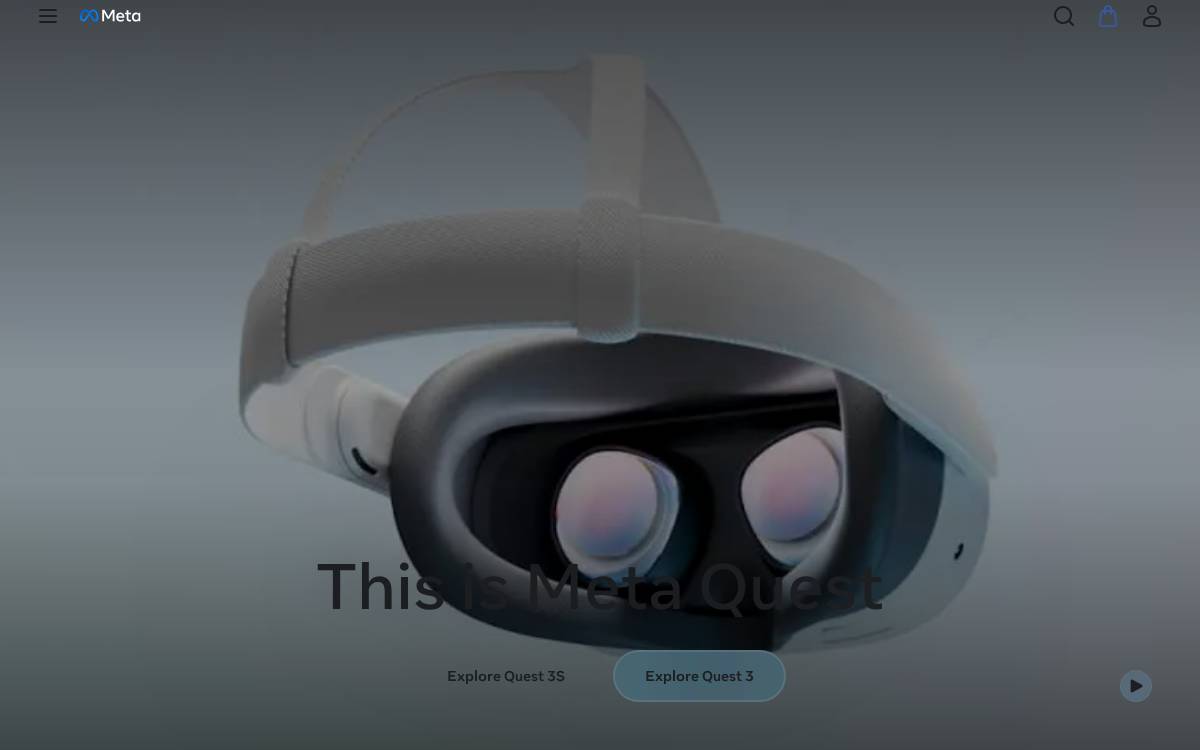 Oculus website preview