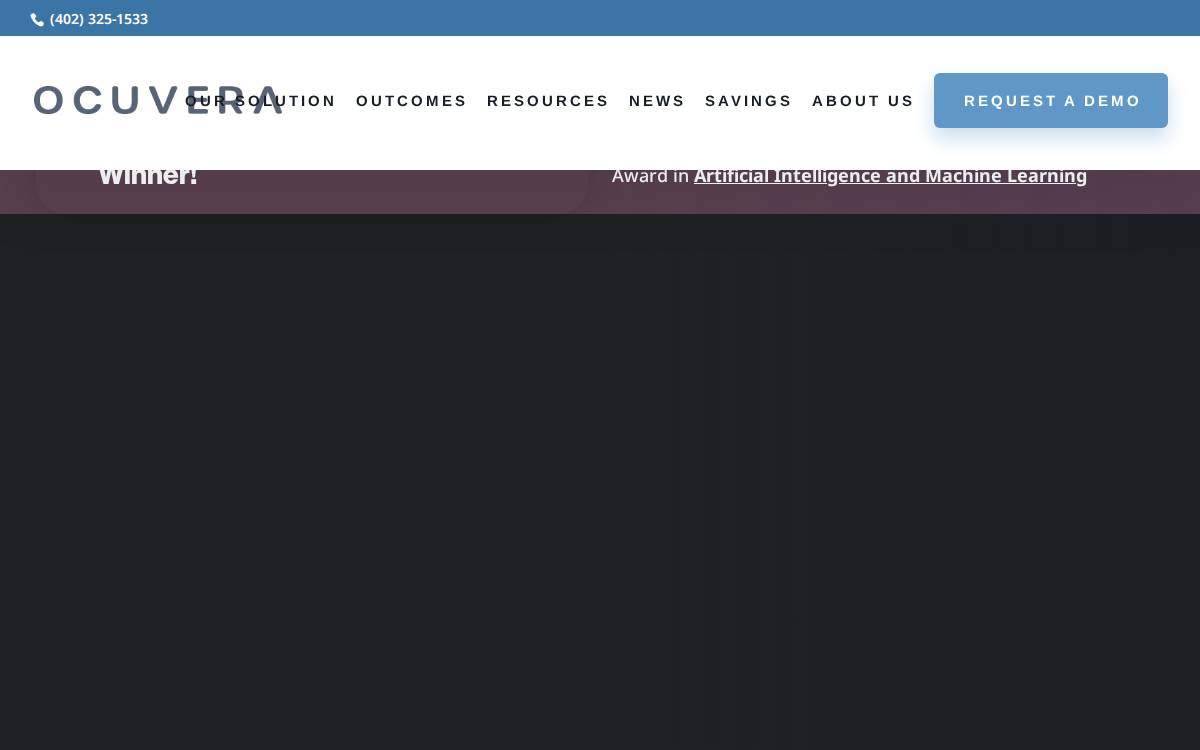 Ocuvera website preview