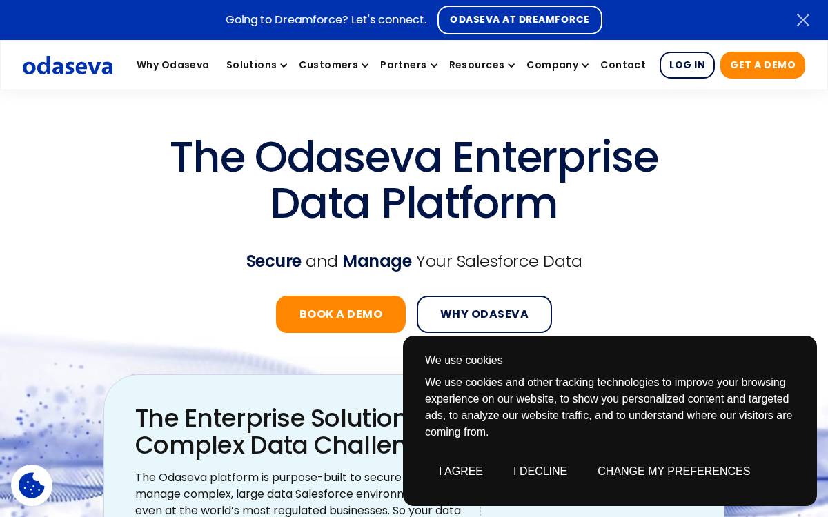 Odaseva website preview