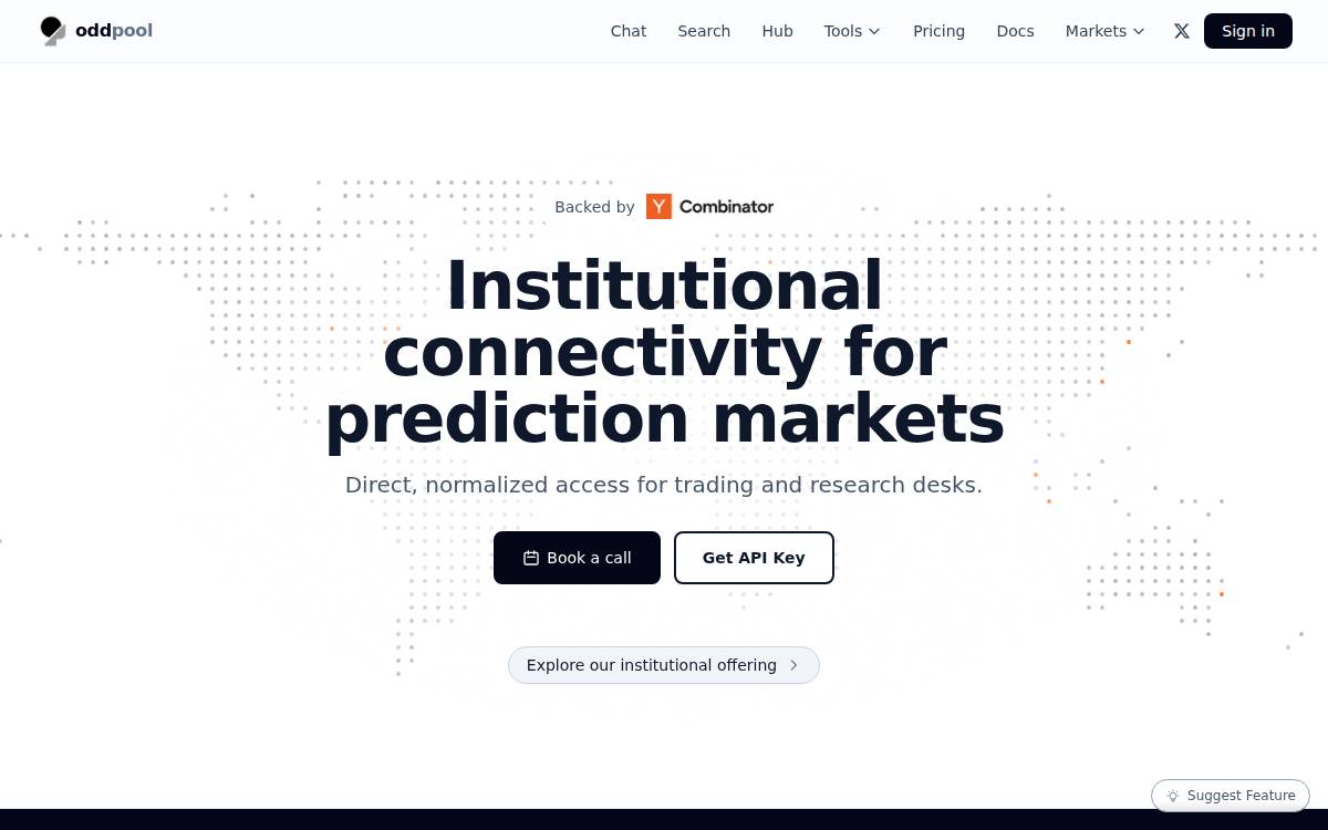 Oddpool website preview