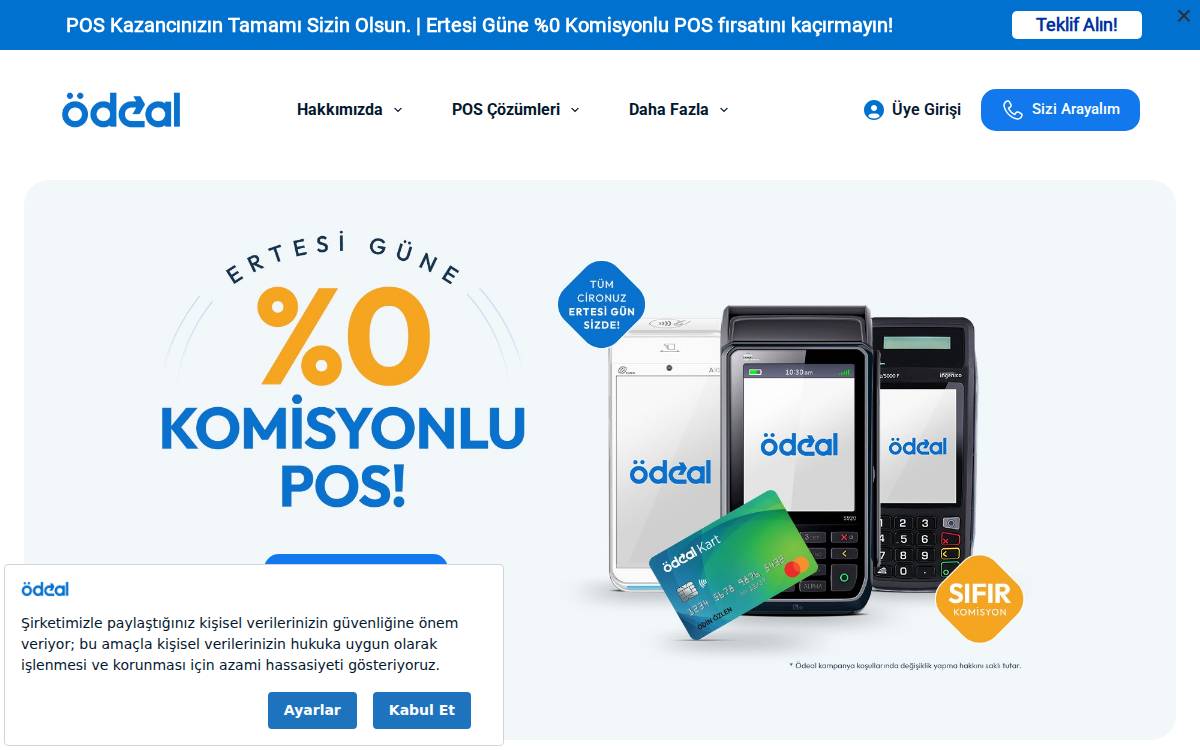Ödeal website preview