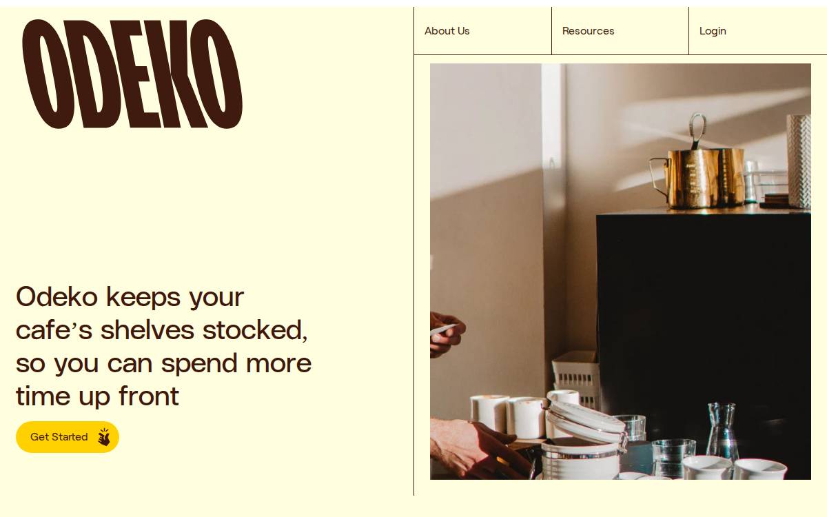 Odeko website preview