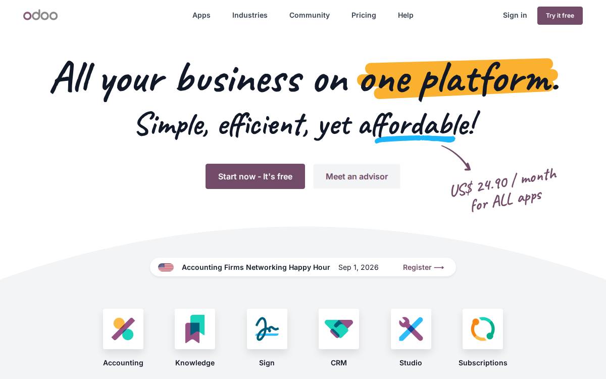 Odoo website preview