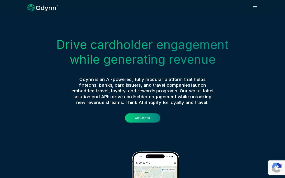 Odynn website preview