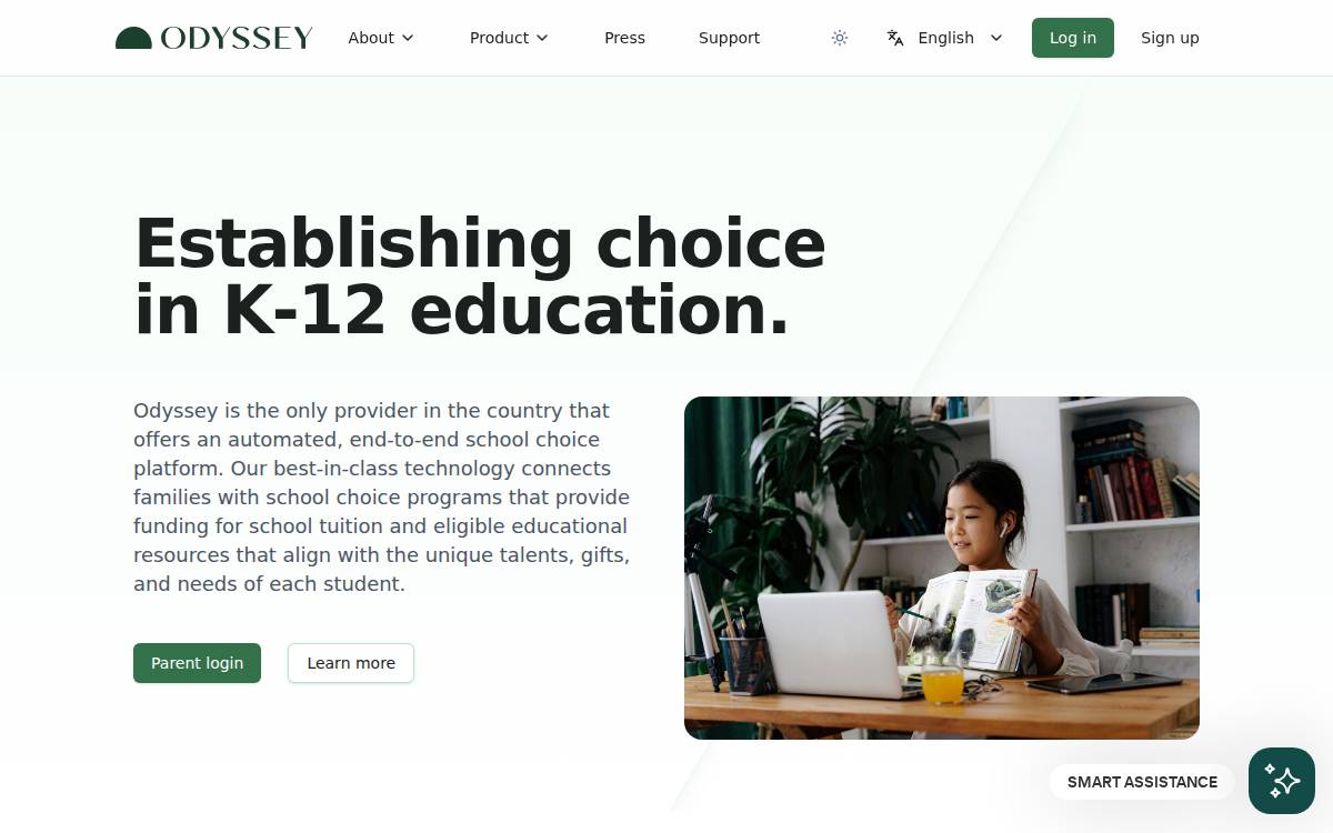 Odyssey website preview